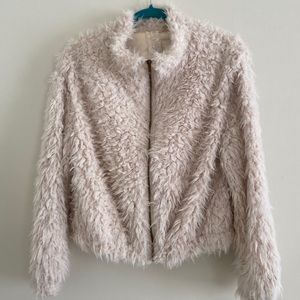 Never worn fuzzy zip